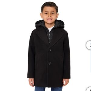 Boy's Black Dress Coat - Rothschild - 12